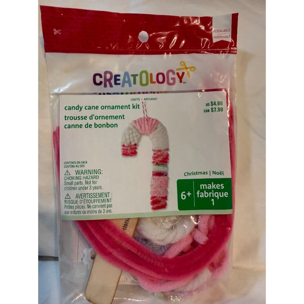 candy cane ornament kit